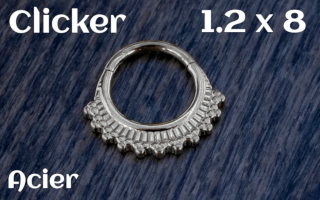 Clicker Acier 1.2 x 8