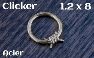 Clicker Acier 1.2 x 8