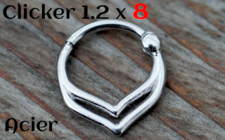 clicker 1.2x8 Acier