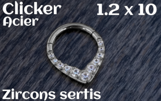 clicker 1.2x10 acier zircon sertis