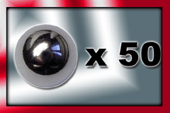lot de boule acier 1.6x4 (50pcs) (+4% de produit en plus)