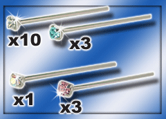 accessoire argent pour labret creux ou pour nostril (a courber) longueur de tige 20 mm. diametre pierre 2.0mm- pierres serties