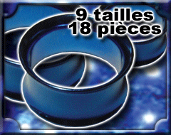 flesh tub acier anodize bleu bleu nuit double eyelet