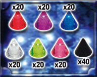 cone acrylique 3x3mm uv vissable 1.2