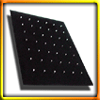 lot de 3 pr?sentoirs en feutrine 18x24cm pour 42 pieces chacun a clipser - trepieds escamotable.