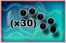 30 boules acier anod noi 1.2x2mm