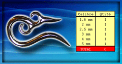 6 elargisseurs acier casting devil