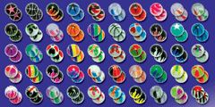 lot de 100 boules acryliques 1.6x6 mm (50 paires) identique a la photo