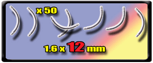 lot de 50 barre acier 1.6x12