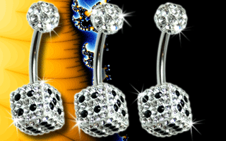 lot de 3 bananes light strass 1.6x10 modele des - 9 mm de cote - bouel superieure de 6 mm - revetement acrylique exclusif empechant la chute des strass !!!