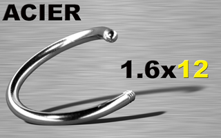 lot de 30 spiral acier 316l 1.6 x 12