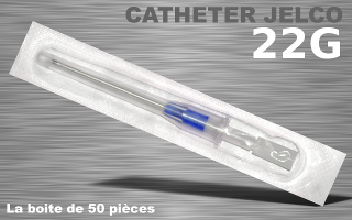Boite de 50 catheter Jelco - 22G