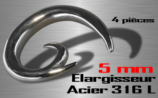 Lot de 4 elargisseurs 316 L - diametre 5 mm