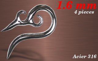 4 elargisseurs acier 1.6 mm casting devil