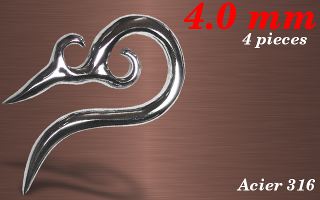 4 elargisseurs acier 4.0 mm casting devil