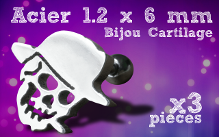 Lot de 3 microbells acier 1.2 x 6 - boule 3 mm - ideal pour cartilage