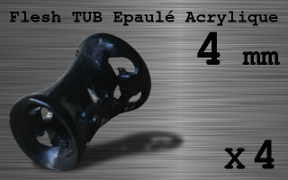Flesh tub epaule aere - 4 mm