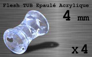 Flesh tub epaule aere - 4 mm