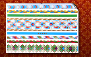 3 Planches de tattoo temporaires metalisees adhesives