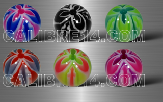 Boule 1.2 x 3 - 6 couleurs