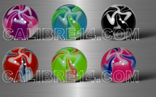 Boule 1.2 x 3 - 6 couleurs