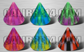 Cone 1.2 x 3 - 6 couleurs