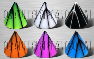 Cone 1.2 x 3 - 6 couleurs