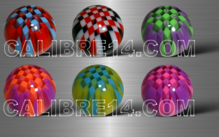 Boule 1.2 x 4 - 6 couleurs