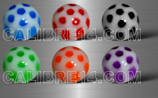 Boule 1.2 x 4 - 6 couleurs