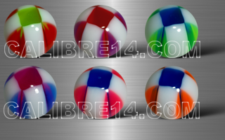 Boule 1.2 x 4 - 6 couleurs