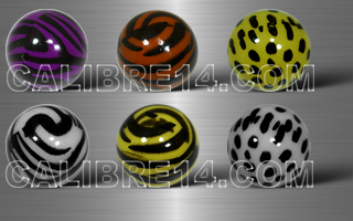 Boule 1.6 x 5 - 6 couleurs
