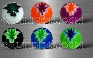Boule 1.2 x 4 - 6 couleurs