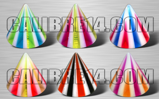 Cone 1.2 x 4 - 6 couleurs
