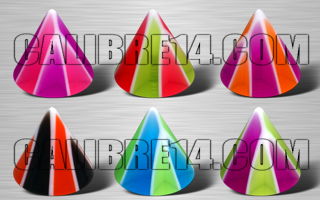 Cone 1.2 x 4 - 6 couleurs