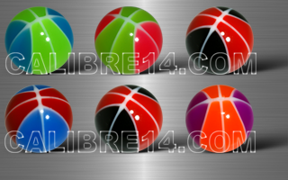 Boule 1.6 x 5 - 6 couleurs