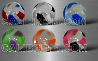 Boule 1.6 x 5 - 6 couleurs