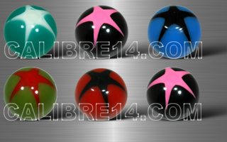 Boule 1.6 x 6 - 6 couleurs