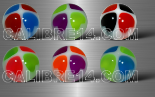 Boule 1.6 x 6 - 6 couleurs