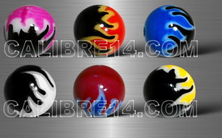 boules 1.6 x 8 - 6 couleurs