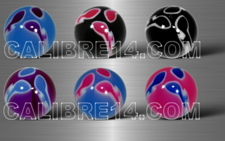 boules 1.6 x 6 - 6 couleurs