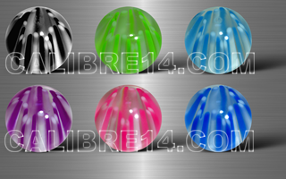 boules 1.6 x 6 - 6 couleurs