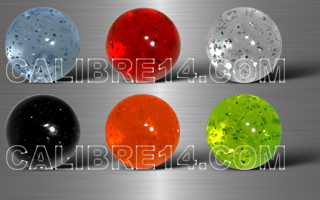 boules 1.6 x 8 - 6 couleurs