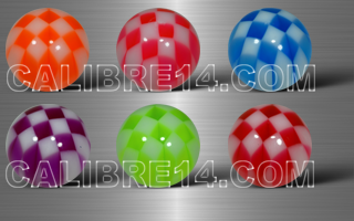 boules 1.6 x 8 - 6 couleurs