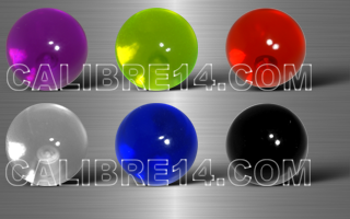boules 1.6 x 8 - 6 couleurs