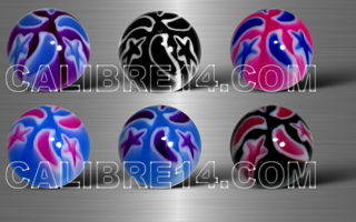 boules 1.6 x 8 - 6 couleurs