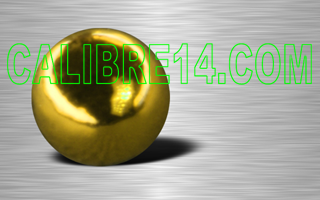 boules 1.2 x 3 acrylique, revetement aluminium jaune