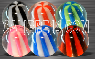 boules 1.6 x 5 - 6 couleurs
