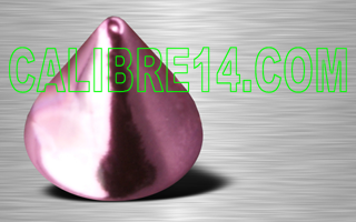 cones 1.2 x 3 acrylique, revetement aluminium rose
