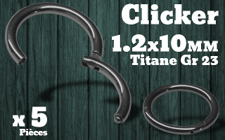 clicker titane grade 23 1.2 x 10
