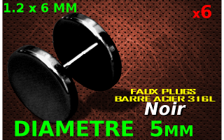 6 faux elargisseurs 1.2x 6 - DIAMETRE 5 mm